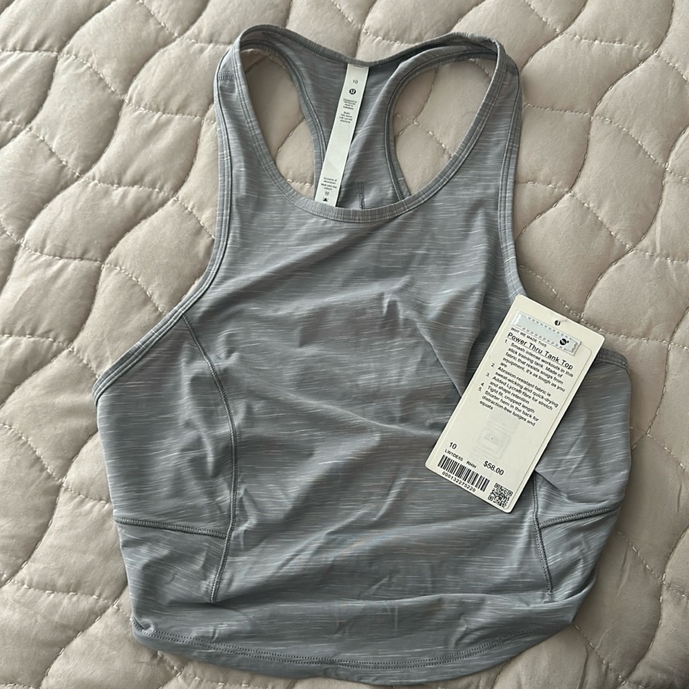 Brand New Lululemon Power Thru Tank Top Size 10